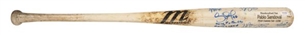 2012 Pablo Sandoval Game Used Marucci Bat Signed By Several Key Members of the World Champion San Francisco Giants (PSA/DNA GU 10)